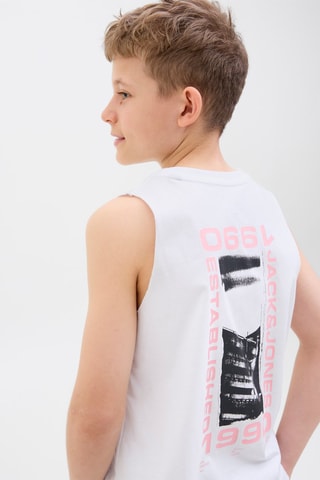 Camiseta de tirantes - Blanco - Jack & Jones Junior