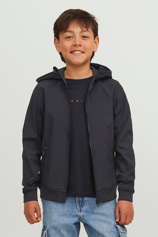 Chaqueta con capucha - Negro