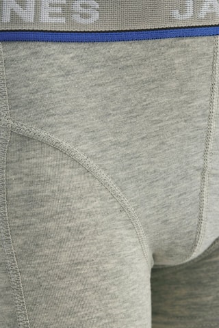 3 bañadores estilo bóxer de algodón orgánico - Gris jaspeado y negro - Jack & Jones Junior