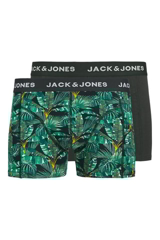 2 bóxers de algodón orgánico - Negro - Jack & Jones Junior