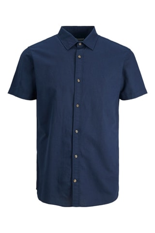 Camisa de lino - Azul marino - Jack & Jones