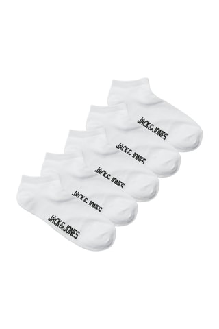 5 pares de calcetines cortos - Blanco - Jack & Jones Junior