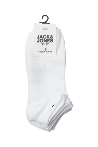 5 pares de calcetines cortos - Blanco - Jack & Jones Junior