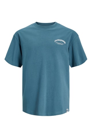 Camiseta relaxed fit - Azul petróleo - Jack & Jones Junior