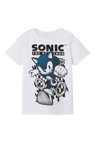 Camiseta Sonic The Hedgehog - Blanco - Name It Kids