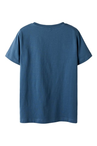 T-shirt Luffy One Piece - Marineblauw - Name It Kids