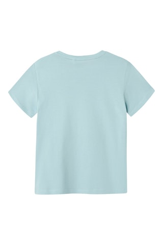 Camiseta de algodón orgánico - Celeste - Name It Kids