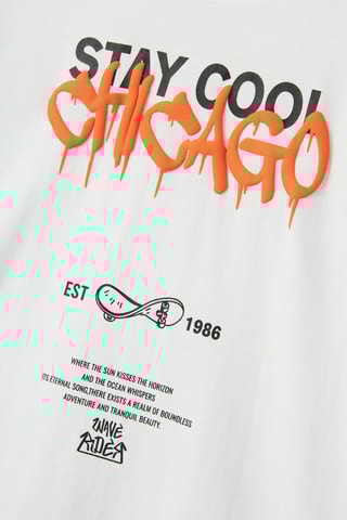 Camiseta de algodón orgánico - Blanco - Name It Kids