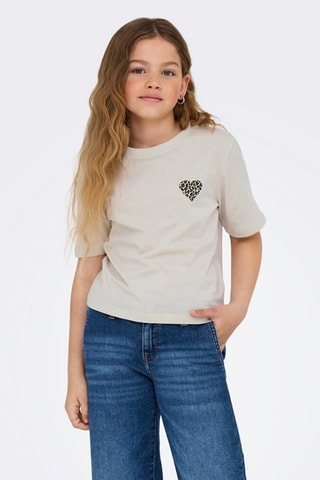 Camiseta - Beige - Kids Only Girl