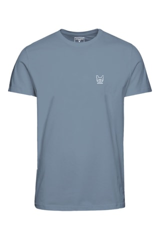 Camiseta slim fit - Azul - Jack & Jones Junior
