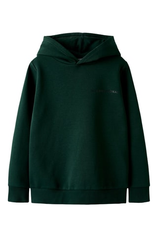 Sudadera con capucha - Verde oscuro - Name It Kids