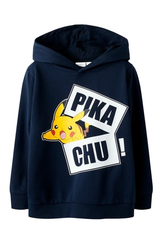 Sudadera con capucha Pikachu Pokémon - Azul marino - Name It Kids