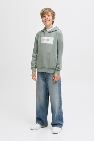 Sudadera con capucha - Verde agua - Jack & Jones Junior