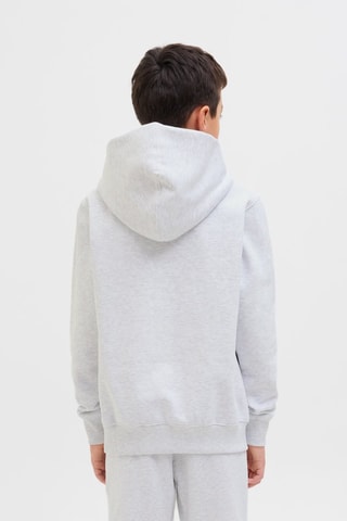 Sudadera con capucha - Gris claro jaspeado - Jack & Jones Junior