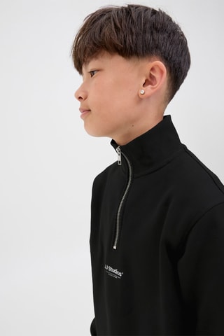 Sudadera de algodón orgánico - Negro - Jack & Jones Junior