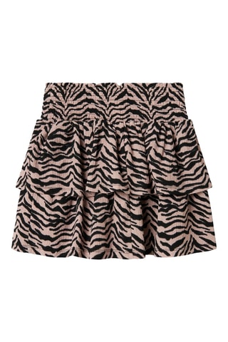 Falda avolantada - Malva y negro - Name It Kids