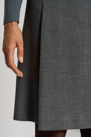 Jupe droite - Gris chiné