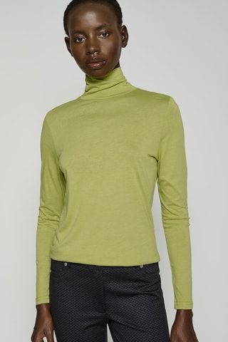 Sous-pull en fibres de bambou - Vert clair