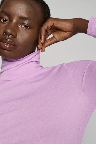 Sous-pull en fibres de bambou - Rose