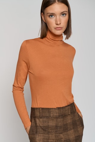 Sous-pull en fibres de bambou - Orange