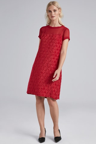 Robe trapèze - Rouge