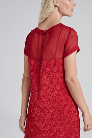 Robe trapèze - Rouge