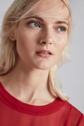 Robe trapèze - Rouge