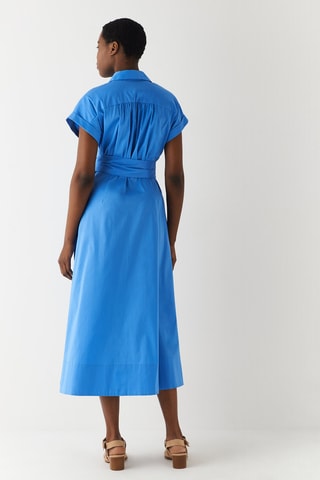 Robe chemise - Bleu canard