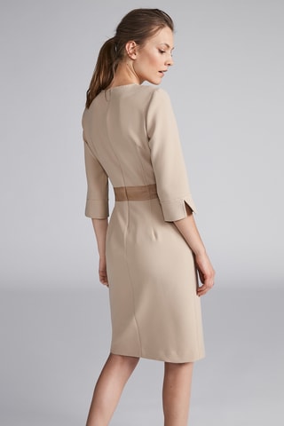 Robe droite - Beige