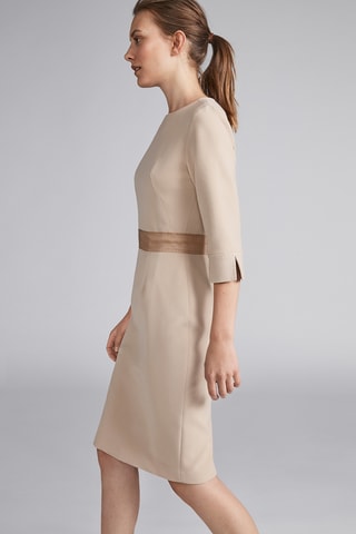 Robe droite - Beige