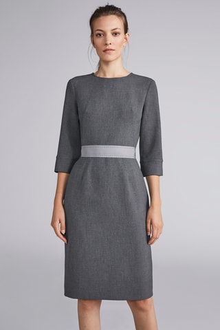 Robe droite - Gris foncé