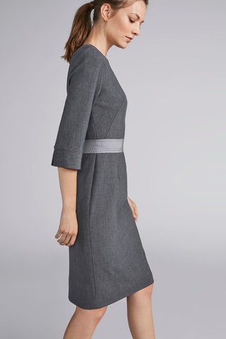 Robe droite - Gris foncé