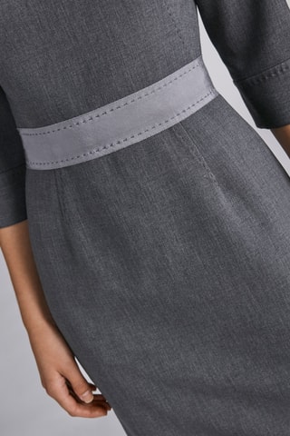 Robe droite - Gris foncé