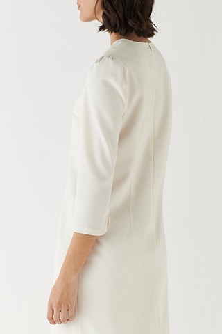 Robe droite - Ecru