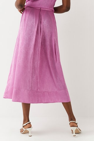 Jupe longue taille haute - Rose