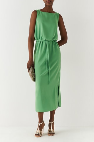 Robe midi - Vert