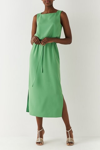 Robe midi - Vert