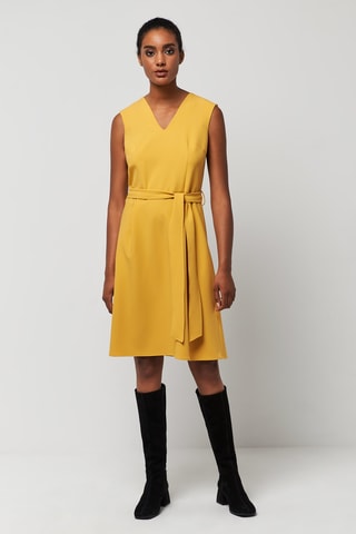 Robe droite - Jaune