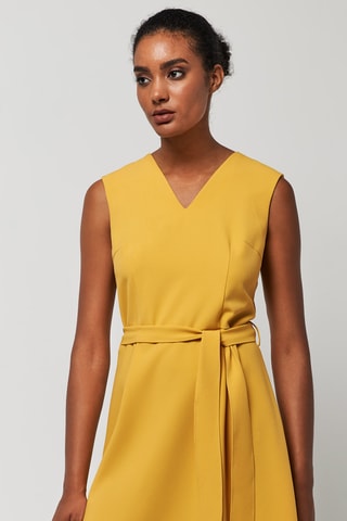 Robe droite - Jaune
