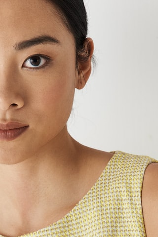 Robe droite - Jaune pâle