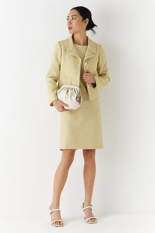 Robe droite - Jaune pâle