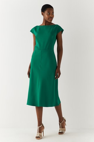Robe midi - Vert