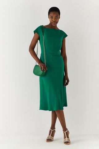 Robe midi - Vert