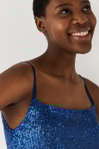 Robe droite - Bleu clair