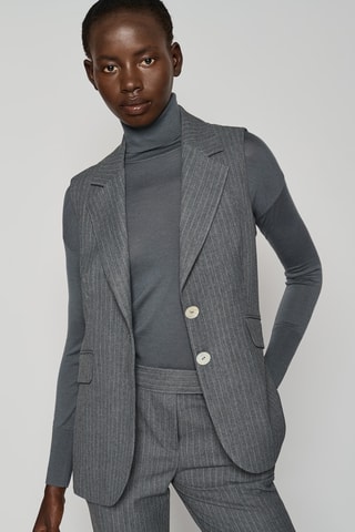 Gilet de costume sans manches - Gris