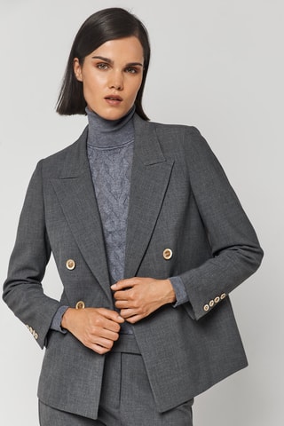 Blazer - Gris foncé chiné