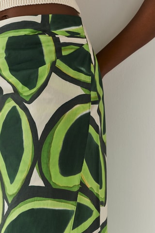 Jupe portefeuille - Vert clair