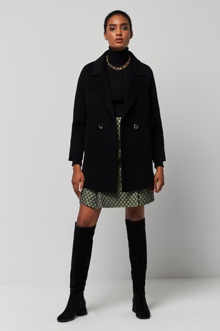 Manteau en laine - Noir