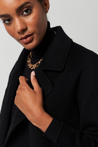 Manteau en laine - Noir