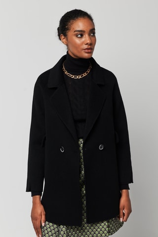 Manteau en laine - Noir